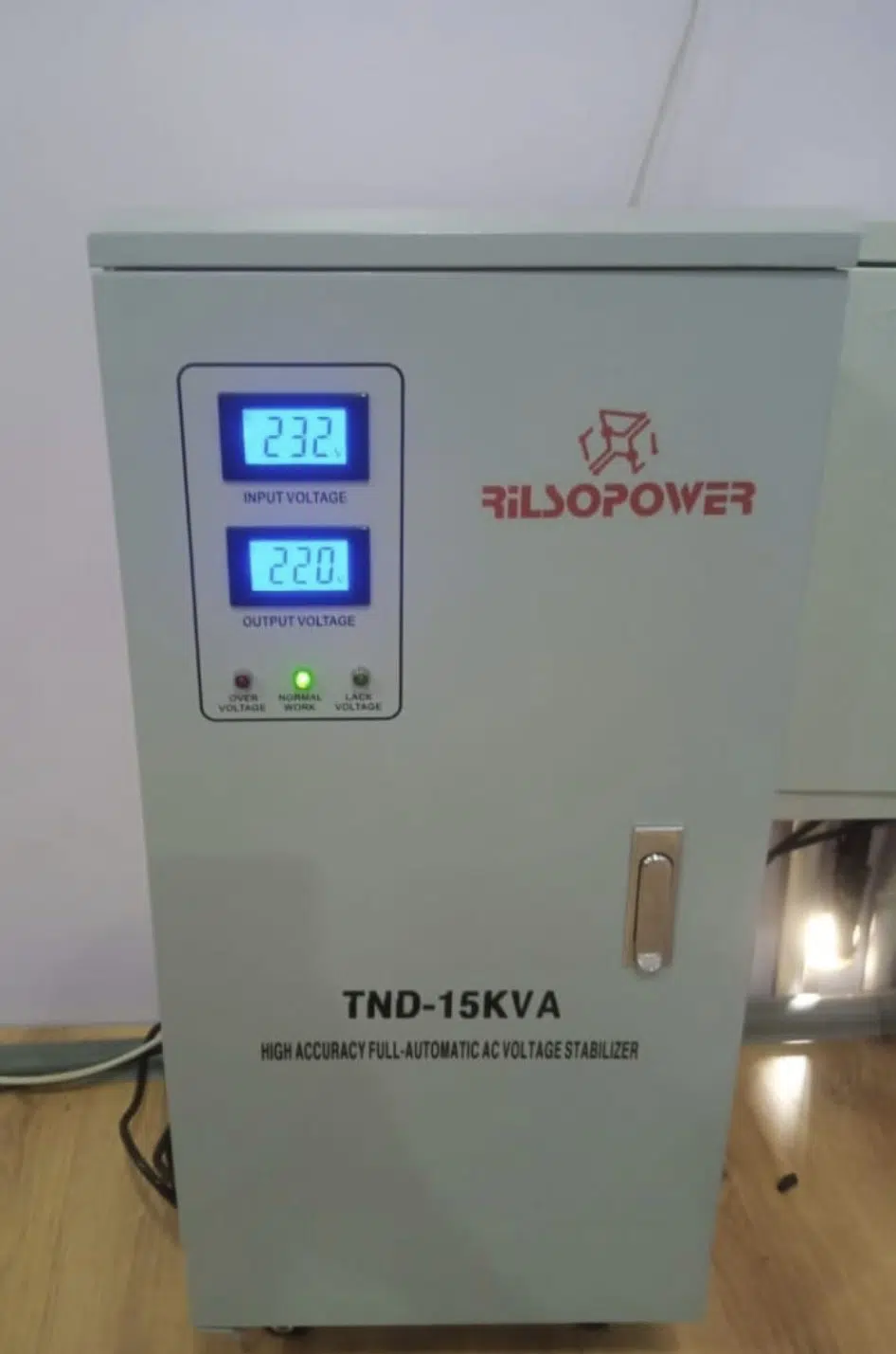 15 kVA Automatic Voltage Stabilizer — product view 2